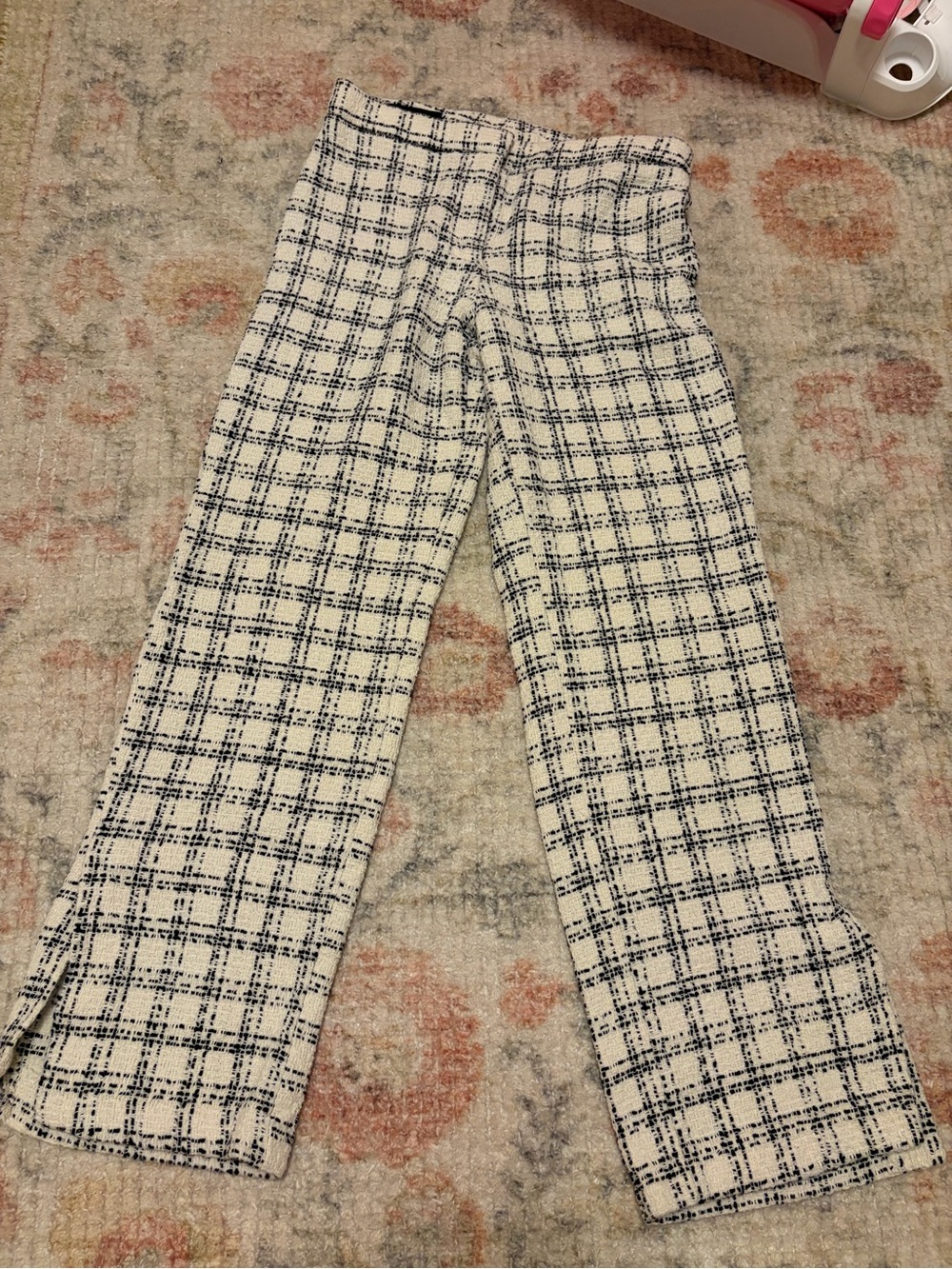 Zara tweed pants - slim straight